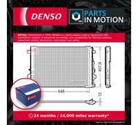 Air Con Condenser DCN17059 Denso AC Conditioning 2465000054 2465000454 Quality