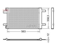 Air Con Condenser DCN21032 Denso AC Conditioning 3644520 3552498 9673629780