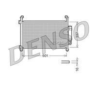 DENSO DCN40007 Air conditioning condenser