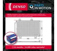 Air Con Condenser DCN40020 Denso AC Conditioning 80100T5A003 Quality Guaranteed