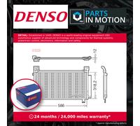 Air Con Condenser DCN50134 Denso AC Conditioning 884600D500 884600D550 Quality