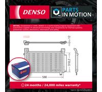 Air Con Condenser DCN50134 Denso AC Conditioning 884600D500 884600D550 Quality