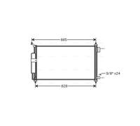 AVA DN5251D Cooling Condenser