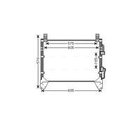 PRASCO DW5142 Air conditioning condenser
