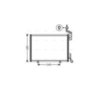 PRASCO FD5444 Air conditioning condenser