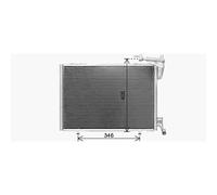 Air Con Condenser FD5673 AVA AC Conditioning 1837726 1860214 2027610