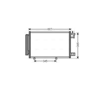 Air Con Condenser FDA5439D AVA AC Conditioning 1513108 1521951 1526277