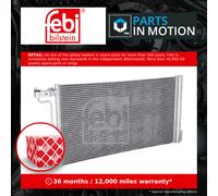 Air Con Condenser fits FORD FOCUS Mk3, Mk3 Ti 1.6 10 to 20 AC Conditioning Febi