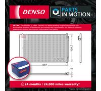 Air Con Condenser fits MERCEDES V250 W447 2.2D 2014 on OM651.950 AC Conditioning