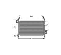 AVA Aircon Condenser HD5213D for HONDA CIVIC (2006) 2.2 I-CTDI/I-CTDI GT TYPE S/