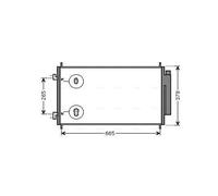 Air Con Condenser HD5214D AVA AC 80110SWAA01 80110SWWG01 80110SWWG02
