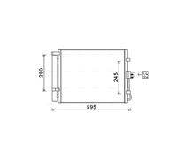 Air Con Condenser KAA5150D AVA AC Conditioning 976062K000 976062K000AS