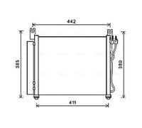 Air Con Condenser KAA5158D AVA AC Conditioning 9760607500 9760607550