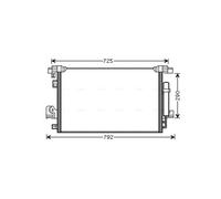 AVA COOLING SYSTEMS MT5210D Air conditioning condenser