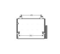 Air Con Condenser TO5563D AVA AC Conditioning 884600K010 884600K080