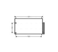 AVA TOA5405D Cooling Condenser
