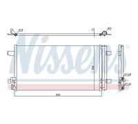 Air Con Condenser VN5469D AVA AC Conditioning 2Q0816411A