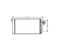 AVA Aircon Condenser VNA5236D for VW CARAVELLE (2003) 2.5 TDI etc