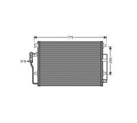 PRASCO VNA5277D Air conditioning condenser
