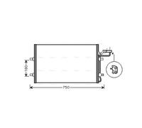 Air Con Condenser VO5149 AVA AC Conditioning 31292022 31356000 31418512 8623401