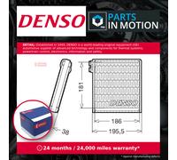 Air Con Evaporator fits FIAT DUCATO 250 3.0D 2006 on AC Conditioning Denso New