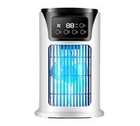 Air Con Unit 145×240 Mm USB Evaporative Air Humidifier ABS Desk Cooler Fan Conditioner Small Conditioning Quiet Cooling Fan Cooler For Home Travel Office Bedroom Basemen
