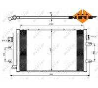AIR CONDENSER AC 350083 NRF I