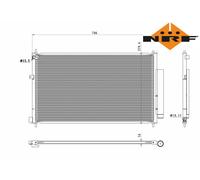 AIR CONDENSER AC 350419 NRF I