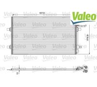 AIR CONDENSER AC 814324 VALEO I