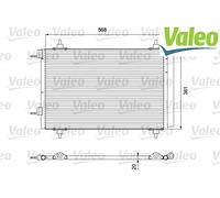 AIR CONDENSER AC 818171 VALEO I