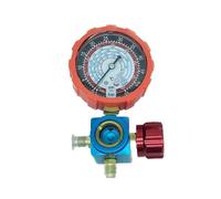 Air Condition Gauge Set For R410A R22 R134a R404A Refrigerants Manifold Gauge Manometer Valve 800psi/500psi with Visual Mirror(A High pressure)