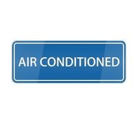 Air Conditioned Sign Main Official Self Adhesive For Door Or Wall 8 X 3 Inch Quick And Easy Installation Premium Acrylic Design Your Home Office Business