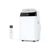 Air Conditioner, 10000BTU Portable Air Conditioner, 4-in-1 with Smart Follow, Cooling, Dehumidifier 45L/Day&Fan with 3 Speeds, 24 Hour Timer & Window Venting Kit for Room, Office