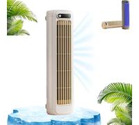 Air Conditioner 2025, Air Cooler,Portable Air Conditioner Cooling Fan With 3 Speeds, Quiet Wall Fan, Usb Charging (Beige)