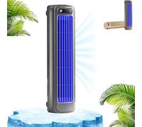 Air Conditioner 2025, Air Cooler,Portable Air Conditioner Cooling Fan With 3 Speeds, Quiet Wall Fan, Usb Charging (Blue)
