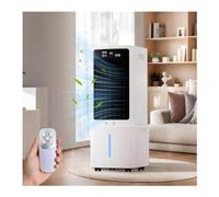 Air Conditioner 3-IN-1 Ultra-Quiet Design Portable AC Unit Cooling Fan with 3 Speeds 60°Auto Oscillation 7H Timer 4 Ice Box Evaporative Air Cooler for Home Office Bedroom Camping