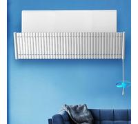 Air Conditioner Air Deflector, Adjustable Foldable Confinement Air Deflector Outlet Air Wing Air Cooled Baffle Wind Direction Telescopic (Color : A)