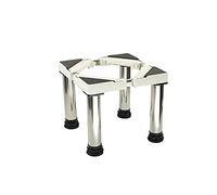 Air Conditioner Base Heightened Adjustable Washer Pedestals & Frames Length 60-78cm Width 30-48cm Moisture Proof Fridge Shelves Outside Plant Container Floor Trays (4 Legs)