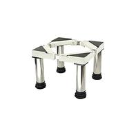 Air Conditioner Base Heightened Adjustable Washer Pedestals & Frames Length 60-78cm Width 30-48cm Moisture Proof Fridge Shelves Outside Plant Container Floor Trays (4 Legs)