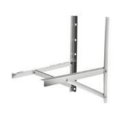 Air Conditioner Bracket Outdoor Unit Support Shelf Frame Stainless Steel Body Heavy Duty Stability Foldable Structure Adjustable Mounting Slots , 1-2P 40cm 49cm, 2.0mm Thickness