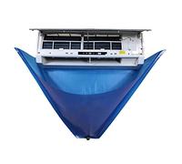 Air Conditioner Cleaning Cover Kit, Waterproof Wall Mounted Split Air Conditioner Dust Washing Clean Cover with 2.4mWater Pipe - Mini Split Clean Bag for Household 1~1.5P(size:135x60cm)