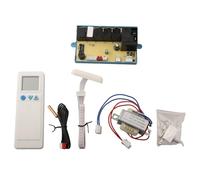 Air Conditioner Control Panel Set with Accessories, HVAC AC Control System Board for QD-U03C+, 5 Working Modes, 3 Fan Speeds, Sleep Function, Reliable Temperature Control