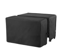 Air Conditioner Cover - 19.29in Oxford Cloth Full Coverage Set For U Shaped Window Ac | Adjustable Straps Dustproof Waterproof Washable | 13.58x8.6in