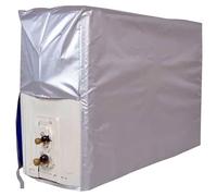 Air Conditioner Cover, Mini Split Ac Cover for Outside Unit, Silver, Five-sided, All-inclusive Design with a Lace-up Design(78x26x53cm/30x10x20in)