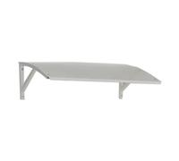Air Conditioner Cover White Galvanized Steel Plate Universal Fit for Various Outdoor AC Units Protection Against Weather Elements