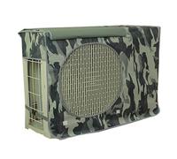 Air Conditioner Covers for Outside - Double-layer Ac Shade Cover With Elastic Cord and Buckle for AC Outdoor Unit in All Seasons(Grey,78x55x28cm/31x22x11in)