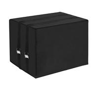 Air Conditioner Covers for Outside, with Adjustable Straps, Black/ Beige, Winter AC Condenser Cover, Outdoor AC Winter Dustproof Cover, Waterproof Material, for Homes, Apartments, Hotels, Offices