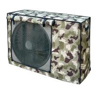 Air Conditioner Covers for Window Units, Ac Cover for Outside Unit, Suitable for All Seasons, Double Layer Heat Insulation, Snowproof(Green,86x56x33CM/34x22x13IN)