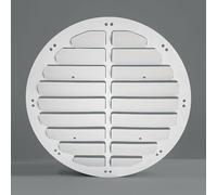 Air Conditioner Covers Outdoor AC Compressor Deflector Baffle Wind Guide Cover Anti-Direct Blowing Louvers Protection Fence Screen,Heat Pump Wind Guide Cover Air Vent Grilles (Diameter 53cm)