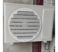 Air Conditioner Deflector AC Compressor Baffle Wind Guide Cover, Air Outlet Anti-Direct Blowing louvers Baffle Protection Fence Screen, Stainless steel Outdoor Ac Heat Pump Defender Grilles